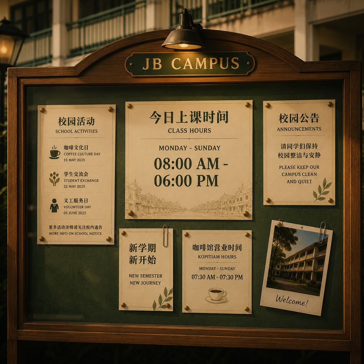 校园图书馆与回忆书架